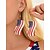 abordables Accessoires-Boucles d'oreilles en bois en forme de goutte d'eau du drapeau américain pour femmes du 250e anniversaire des États-Unis bijoux pendants légers patriotes plusieurs styles disponibles style boho