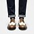 economico Scarpe Brogue-scarpe brogue oxford da uomo in bianco e nero con punta a coda di rondine, dettagli traforati per eventi formali e feste matrimoni