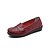 cheap Women-Women's Soft Faux Leather Moccasin Loafers with Breathable Cutout Design, Lightweight Comfort Walking Shoes for Cruise Travel, Resort Streets &amp; Everyday Vacation Wear