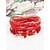 cheap Vacation Accessories-Women's Multi-Color Bohemian Style Resin &amp; Alloy Beaded Bracelets, Trendy and Vibrant, Perfect for Vacation and Casual Daily Wear