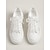 billige Brud-Hvide blonde platformsneakers til bryllup til kvinder – romantiske brudesko til udendørs havebryllupper