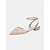 abordables mariée-Ballerines de mariage à petit talon brodées de perles couleur champagne pour femme – chaussures de mariée élégantes pour les mariages en plein air