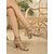 baratos Sandálias de salto-Sandálias femininas pretas de salto bloco com tiras - sapatos sociais confortáveis com múltiplas tiras e zíper traseiro, ideais para o trabalho no escritório e reuniões de negócios. &amp;deslocamento