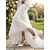 abordables novia-Zapatos de tacón cuadrado con lazo en color marfil y correa en el tobillo para mujer, elegantes zapatos de novia para ceremonias de boda en la ciudad.