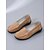 cheap Women-Women's Soft Faux Leather Moccasin Loafers with Breathable Cutout Design, Lightweight Comfort Walking Shoes for Cruise Travel, Resort Streets &amp; Everyday Vacation Wear