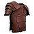 baratos Armadura-Retro Vintage Medieval Renascentista Armas e Armaduras Viking Ranger Fantasia Unisexo Fantasia Dia Das Bruxas Carnaval feira renascentista LARP Adulto Armadura de Ombro Protetor de tórax