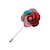 abordables Mariage ACC-Broche boutonnière rose artisanale pour homme - élégante boutonnière en polyester pour mariages, accessoires de costume pour le marié et ses garçons d'honneur, bals de fin d'année et fêtes - broche florale stylée disponible en plusieurs couleurs