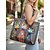 preiswerte Taschen für Urlaub &amp; Reise-Polyester-Tragetasche für Damen, großes Fassungsvermögen mit Reißverschluss, verschiedene Katzenmotive, perfekt für Urlaub, Shopping und den Alltag.