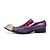 cheap Premium Leather Loafers-Men's Premium Leather Slip-On Shoes with Gold Dragon Design – Luxury Formal Footwear for Evening Events and Gala