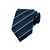 abordables Boda ACC-Corbata de poliéster a rayas para hombre, accesorio clásico formal para negocios y bodas, varios colores, estilo profesional elegante para hombres.