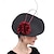 abordables Fascinadores-Fascinators Tejido Boda Cumpleaños Elegante Vintage Estilo lindo Con Flor Celada Sombreros