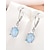 abordables Accesorios de vacaciones-Pendientes de aleación de estilo bohemio para mujer, multicolor, ideales para uso diario, vacaciones y viajes.