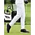 preiswerte Herren Golfschuhe-Weiße und hellbraune Herren-Golfschuhe, Obermaterial aus Leder, leichte Dämpfung, rutschfeste Sohle, ideal für Golfplatz und Outdoor-Aktivitäten