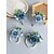 cheap Wedding Accessories-Men's Wedding Boutonniere and Wrist Corsage Set in Dusty Blue Light Blue Faux Floral Polyester Fabric for Grooms, Prom, Party &amp; Evening Formal Occasions