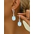 abordables Accesorios de vacaciones-Pendientes de aleación de estilo bohemio para mujer, multicolor, ideales para uso diario, vacaciones y viajes.