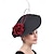 abordables Fascinadores-Fascinators Tejido Boda Cumpleaños Elegante Vintage Estilo lindo Con Flor Celada Sombreros