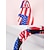 billige tilbehør-Boho polyester pandebånd til kvinder, flere amerikanske flagmønstre, let sommerhårpynt, perfekt til USA's 250-års jubilæum, uafhængighedsdag og hverdagstøj