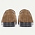 baratos Mocassins de couro premium-Homens Clássico Casual Couro Camurça Couro de grão integral italiano Antiderrapante Mocassim Marron Verão Primavera Todas as Estações