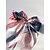 abordables Accessoires-Pince à cheveux patriotique en polyester pour femme, grande barrette à nœud imprimé drapeau multicolore pour le 250e anniversaire des États-Unis, la fête de l'indépendance, une tenue décontractée, un voyage ou des vacances.