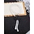 abordables Boda ACC-Collar de cadena para la cintura con perlas de imitación de camelia para mujer en blanco y negro, joyería elegante y versátil para bodas, fiestas nocturnas, para ir al trabajo y ocasiones formales.