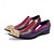 cheap Premium Leather Loafers-Men's Premium Leather Slip-On Shoes with Gold Dragon Design – Luxury Formal Footwear for Evening Events and Gala