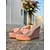 cheap Wedge Sandals-Women's Vibrant Red Wedge Sandals - Elegant Platform Slides with Transparent Strap &amp; Bow Detail for Summer Vacations, Beach Resorts &amp; Outdoor Tropical Getaways