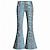 ieftine Pantalonii-Retro / vintage Boho Anii 1970 Pantaloni Pantaloni cu fund clopot Hippie Disc Talie Înaltă Boem Έθνικ Costume de fancy Pentru femei Halloween Carnaval festival de muzică Petrecere cu tematică retro