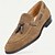 baratos Mocassins de couro premium-Homens Clássico Casual Couro Camurça Couro de grão integral italiano Antiderrapante Mocassim Marron Verão Primavera Todas as Estações
