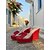 cheap Wedge Sandals-Women's Vibrant Red Wedge Sandals - Elegant Platform Slides with Transparent Strap &amp; Bow Detail for Summer Vacations, Beach Resorts &amp; Outdoor Tropical Getaways
