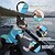 abordables chalecos salvavidas-Chaleco salvavidas de seguridad para perros con diseño de tiburón, chaleco salvavidas para perros con diseño de sirena para nadar con flotabilidad superior y asas de rescate para piscina, playa y