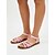 abordables Mujeres-Sandalia amarilla para mujer: un modelo plano y vibrante para vacaciones de verano en la playa o en resorts isleños. &amp;vacaciones tropicales