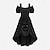 voordelige Jurk-Middeleeuws Renaissance Fee Jurken Korte mouwen Prinses Fee Veters Vierkante hals Kostuum Dames Fantasie Halloween Carnaval Maskerade Renaissance beurs Retro themafeest Volwassenen Kleding