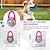baratos Acessórios de Viagem-Pingente para animais de estimação com carregamento USB, ideal para passeios noturnos e como luz de segurança para animais. Luz de passeio acoplada a uma coleira luminosa para cães.