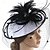 billige Fascinatorer-fascinators Bomuld Bryllup Fødselsdag Elegant Årgang Med Fjer Tyl Medaljon Hovedbeklædning
