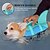 abordables chalecos salvavidas-Chaleco salvavidas de seguridad para perros con diseño de tiburón, chaleco salvavidas para perros con diseño de sirena para nadar con flotabilidad superior y asas de rescate para piscina, playa y