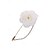 baratos Casamento ACC-Broche de lapela masculino elegante em poliéster com formato de flor – diversas opções de cores, sofisticado e moderno, perfeito para casamentos e festas.