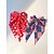 abordables Accessoires-Pince à cheveux patriotique en polyester pour femme, grande barrette à nœud imprimé drapeau multicolore pour le 250e anniversaire des États-Unis, la fête de l'indépendance, une tenue décontractée, un voyage ou des vacances.
