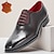 baratos Sapatos Sociais Clássicos-Sapatos sociais masculinos de couro premium – couro bovino genuíno, design oxford clássico, bico fino, estilo formal elegante, ajuste confortável para homens, perfeitos para casamentos, escritório e ocasiões especiais.