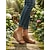 voordelige Sleehaksandalen-Khaki sleehak sandalen voor dames – open teensandalen met plateauhak voor de zomer, dagelijks gebruik en vakantie.