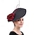 abordables Fascinadores-Fascinators Tejido Boda Cumpleaños Elegante Vintage Estilo lindo Con Flor Celada Sombreros
