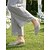 baratos Mãe da Noiva/Namorado-Sapatilhas mule femininas bege em tela, elegantes sapatos de bico fino, ideais para a mãe da noiva e para casamentos no jardim. &amp;eventos formais diurnos