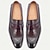 abordables Mocassins en cuir de qualité supérieure-Mocassins haut de gamme pour hommes – cuir de vachette véritable, texture tissée, confort optimal, style élégant et formel, parfaits pour les mariages, le bureau, les fêtes et les occasions spéciales.