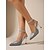 billiga Bröllopsgäst-Damskor med silverprydda slingback-klackar – eleganta gästskor för bröllop i staden