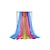 baratos Acessórios de férias-Xale feminino boho de chiffon degradê multicolorido, leve e em poliéster, ideal para uso casual, viagens, férias, praia e resorts.