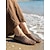 billige Flade sko til kvinder-Chic sorte damesko i jelly - åndbare, udhulede gittersko med blød sål til strandferier og gåture langs havet &amp;sommerens afslappede outfits
