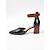 economico Décolleté con tacco largo-Eleganti décolleté da donna color block gialle e nere - comode scarpe con tacco a blocco e punta affusolata con cinturino alla caviglia, perfette per l'ufficio e per un look casual-elegante. &amp;stile