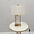 ieftine lampă de noptieră-lampă de noptieră lampă de masă lampă de blat metalică creativă din sticlă lumină de noptieră cu abajur dreptunghiular pentru living dormitor de familie veioze de noptieră