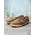 abordables Sandalias planas de mujer-Mocasines de cuero para mujer: zapatos casuales suaves y transpirables para uso diario, caminatas, viajes y oficina.