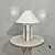 preiswerte Nachttischlampe-Postmoderne Schreibtischlampe aus Marmorstoff, kreative Kunst b &amp;b Wohnzimmer Schlafzimmer Schreibtischlampe Arbeitszimmer Büro Theke Speisekammer Tischlampe Club Hotel Empfangsbereich