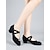 ieftine Pantofi Antrenament-Pantofi de dans practică negri pentru femei, cu toc jos - confortabili, cu toc înalt &amp;pantofi de dans latino